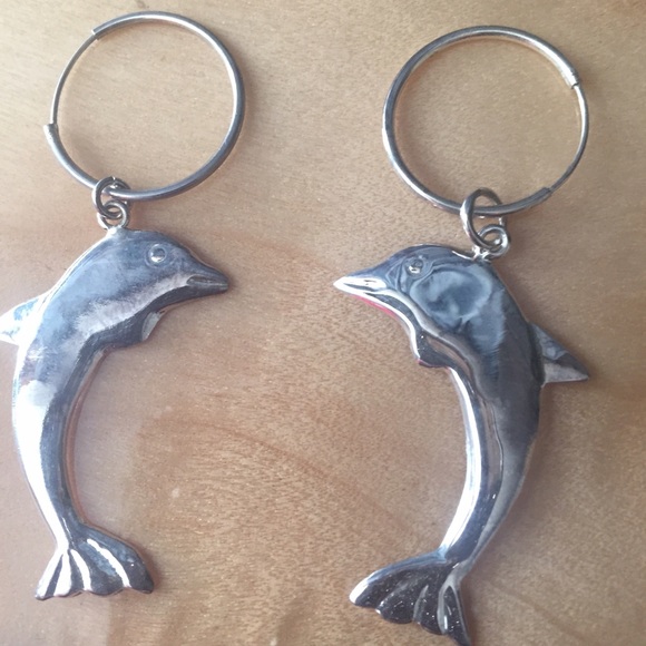 Earrings Sterling Silver .925 dolphins