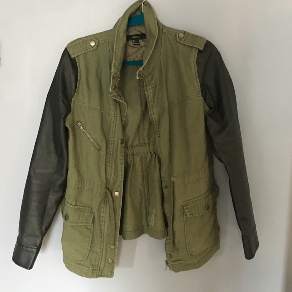 Military utility jacket.