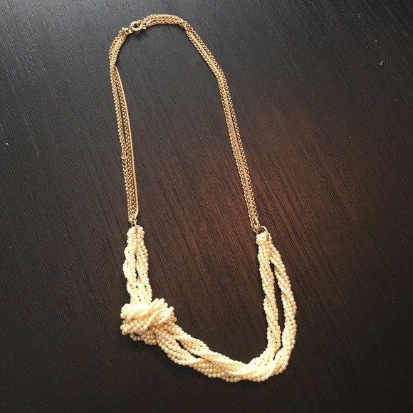 Pearls and gold chain