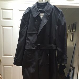 London Fog trench coat.