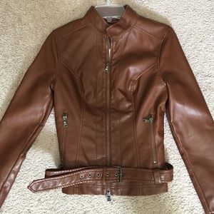 Express faux leather jacket