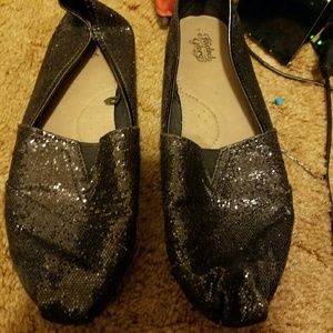 sparkly flats