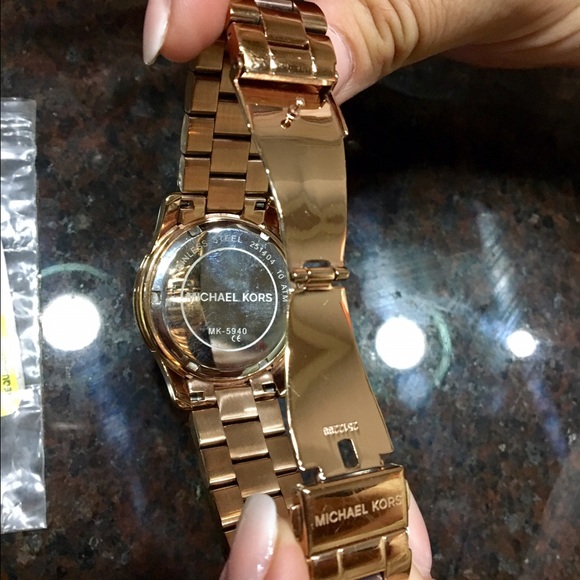 MK Rose Gold women watch