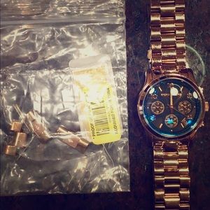 MK Rose Gold women watch