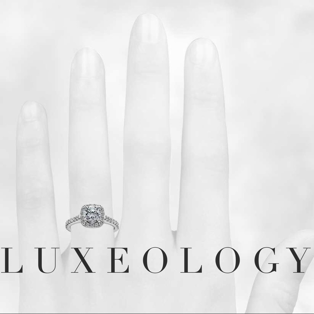 "Epiphany" 2ct Cushion Cut Halo engagement Ring