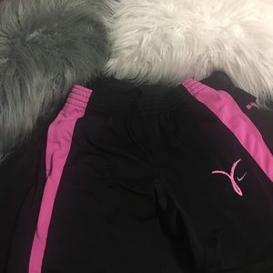Nike breast cancer awareness sweat pants!
