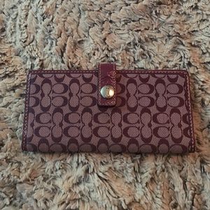 Coach slim envelope wallet