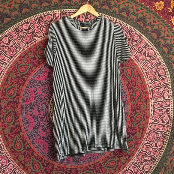 Brandy Melville Striped T-Shirt Dress