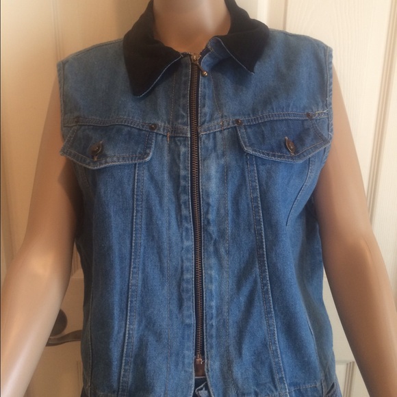 denim vest