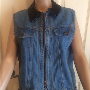 denim vest