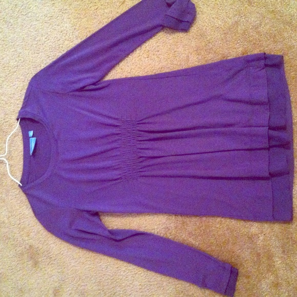 Long sleeve tunic with mesh detail