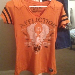 Affliction Biker Shirt