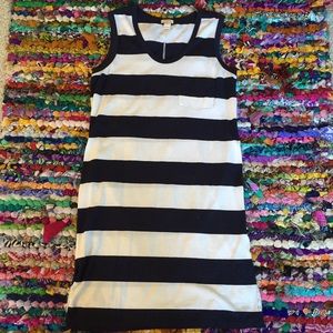 J. Crew striped sleeveless dress