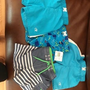 4 pair of swim trunks