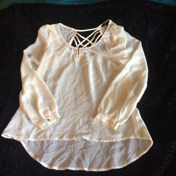 Sheer White Blouse