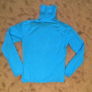 Blueish-Aqua GAP Turtleneck Sweater! Amazing Fit!
