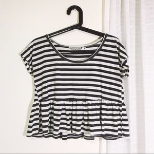 Striped crop top