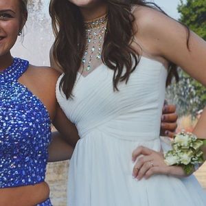 short white homecoming dress