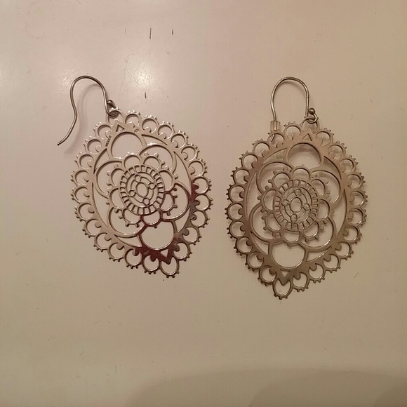 Large earrings