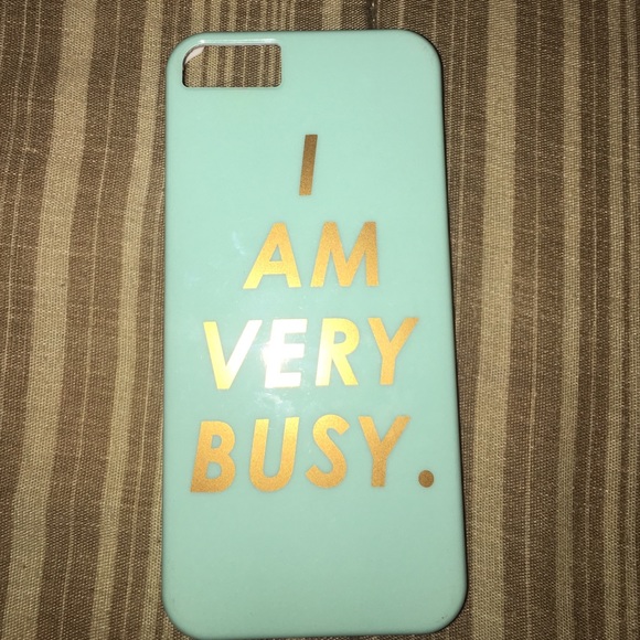 " I Am very busy" ban.do iPhone 5 case
