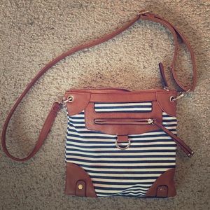 Nautical striped bag