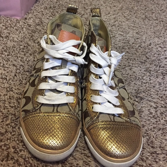 Gold Coach Sneakers