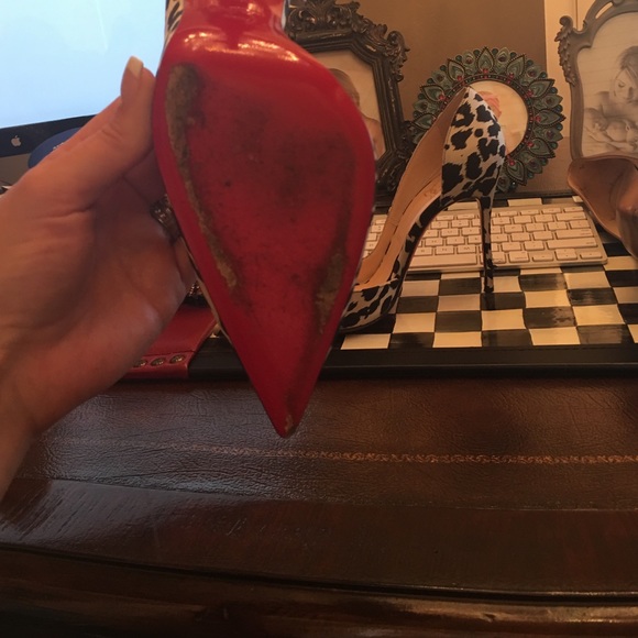Christian Louboutin 38.5 Iriza Printed D'orsay - Picture 3 of 4