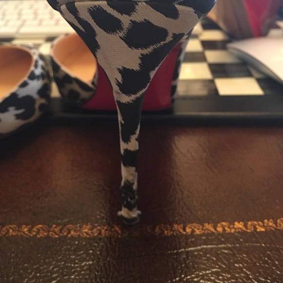 Christian Louboutin 38.5 Iriza Printed D'orsay - Picture 4 of 4