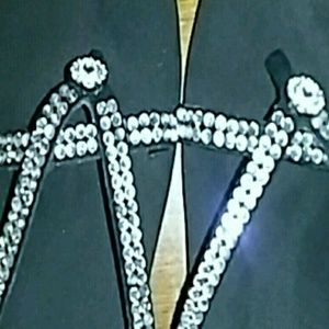 Rhinestone yellowbox thong sandals