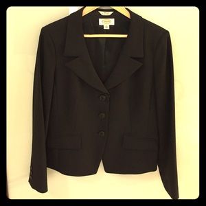 Talbots Black 3 Button Jacket
