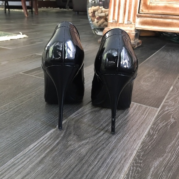 Sale! Valentino patent leather peep toe booties - Picture 2 of 4