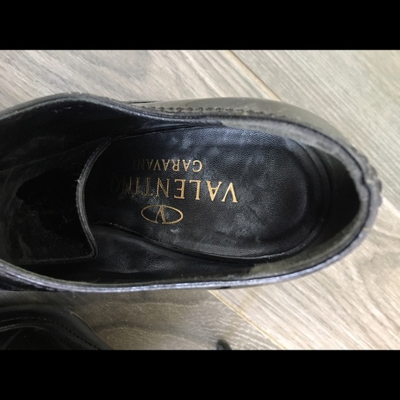 Sale! Valentino patent leather peep toe booties - Picture 3 of 4