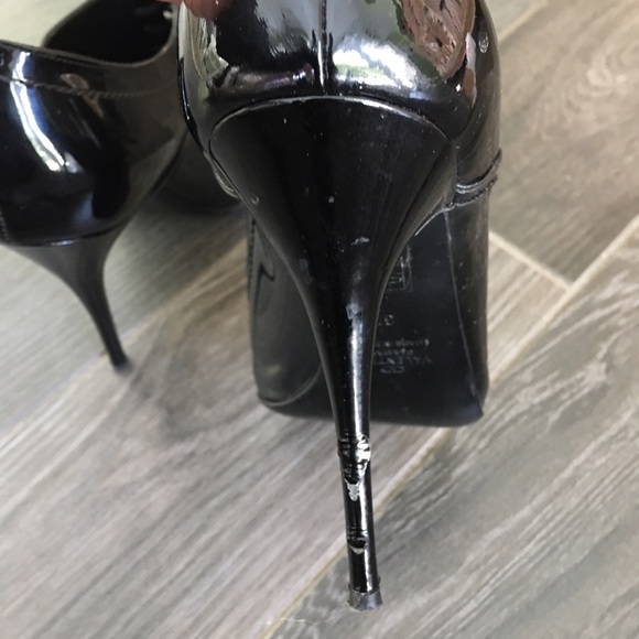 Sale! Valentino patent leather peep toe booties - Picture 4 of 4