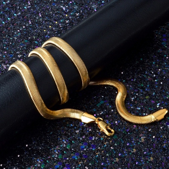 New 18K gold plated chain for men/ women - Picture 1 of 2