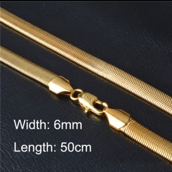 New 18K gold plated chain for men/ women - Picture 2 of 2