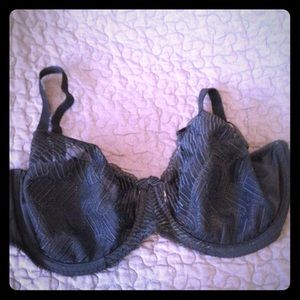 Wacoal, Very Gently Worn Black Lace Bra
