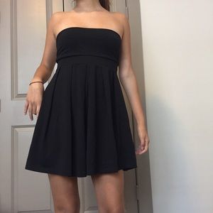 Black Pleated Romper