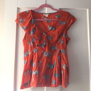 Meadow rue animal kingdom blouse