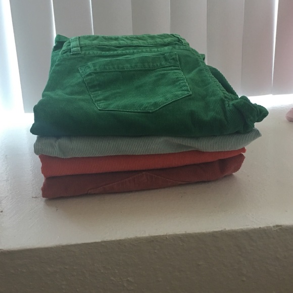 Lot of corduroy pants