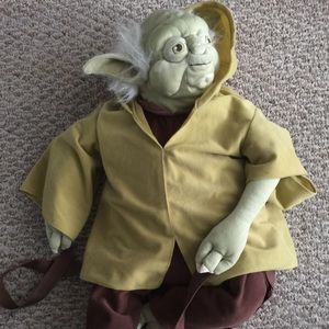 Yoda plush backpack
