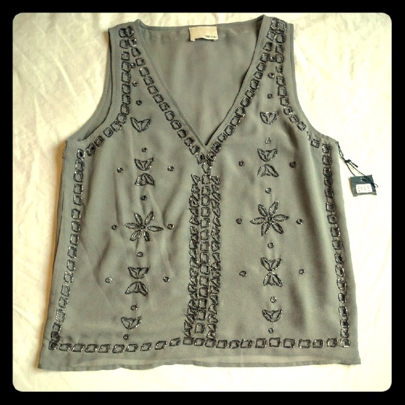 Greylin beaded top