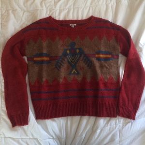 Wool pullover sweater