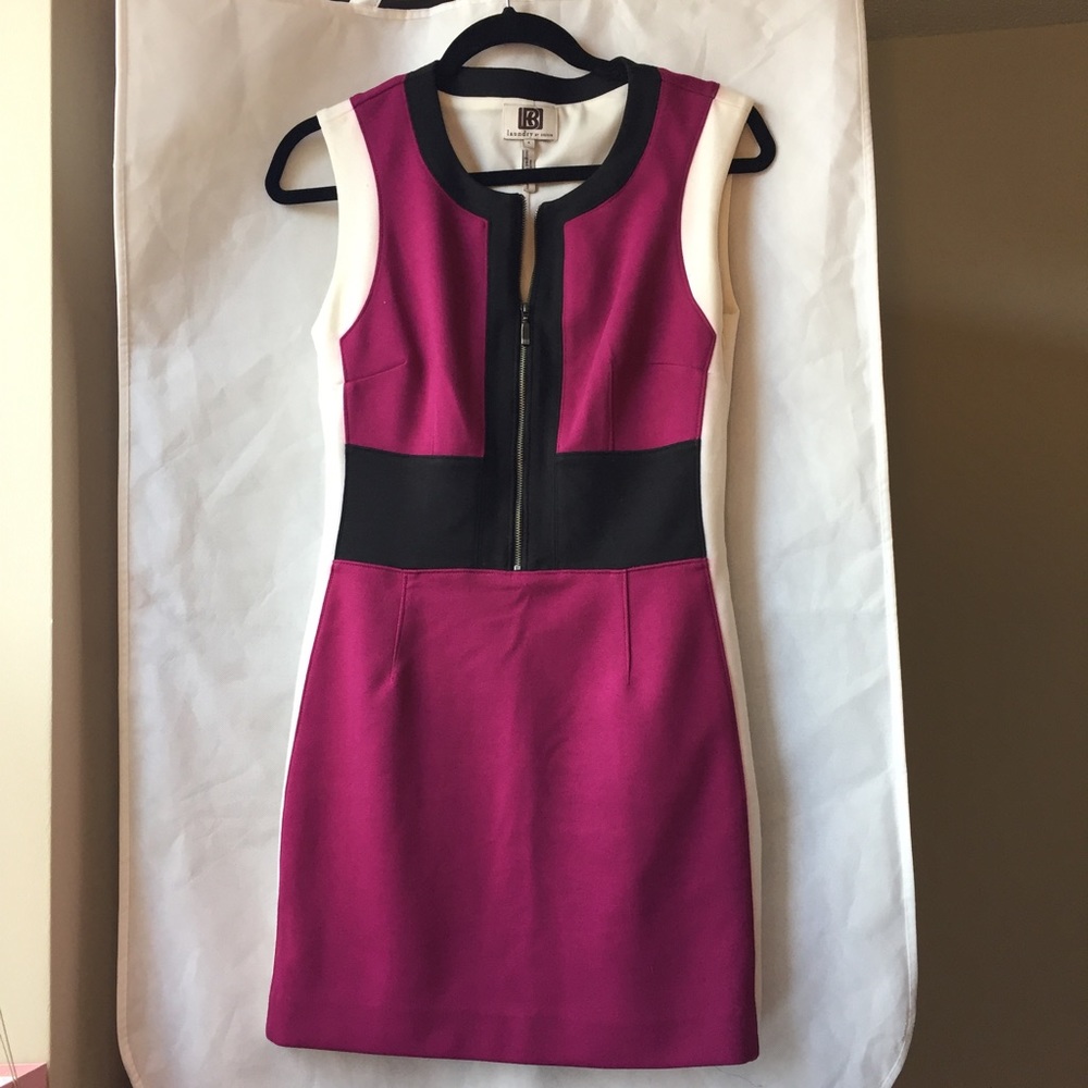 SOLD. Laundry color block dress