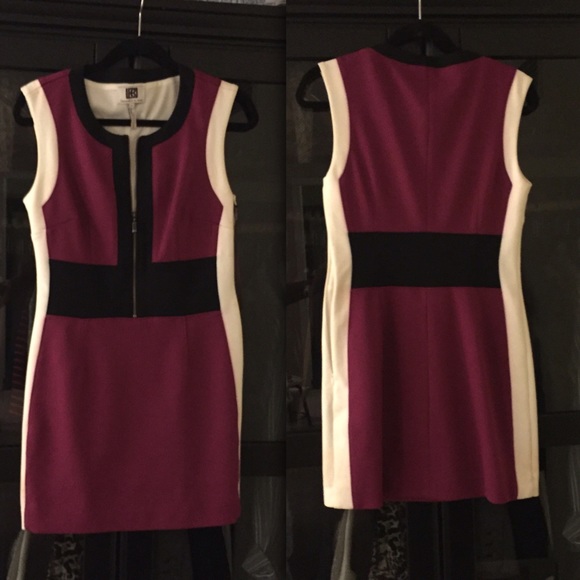 SOLD. Laundry color block dress - Picture 2 of 3