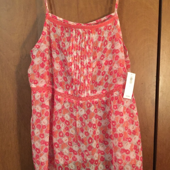 Flowered tank top