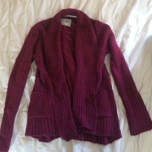 Open front bulky sweater, so warm