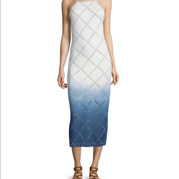 Ombré midi dress