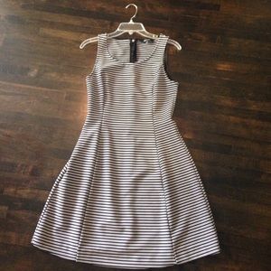 Black and white dress