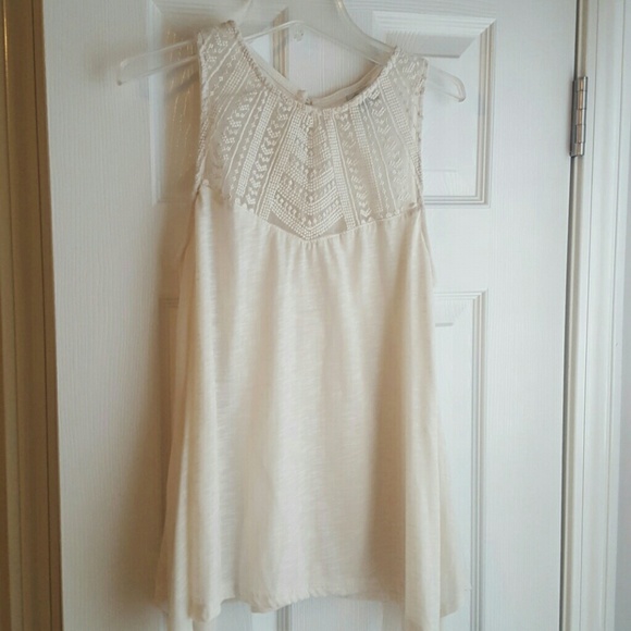 Paper Crane Vintage Style Sleeveless Blouse