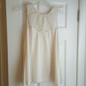 Paper Crane Vintage Style Sleeveless Blouse
